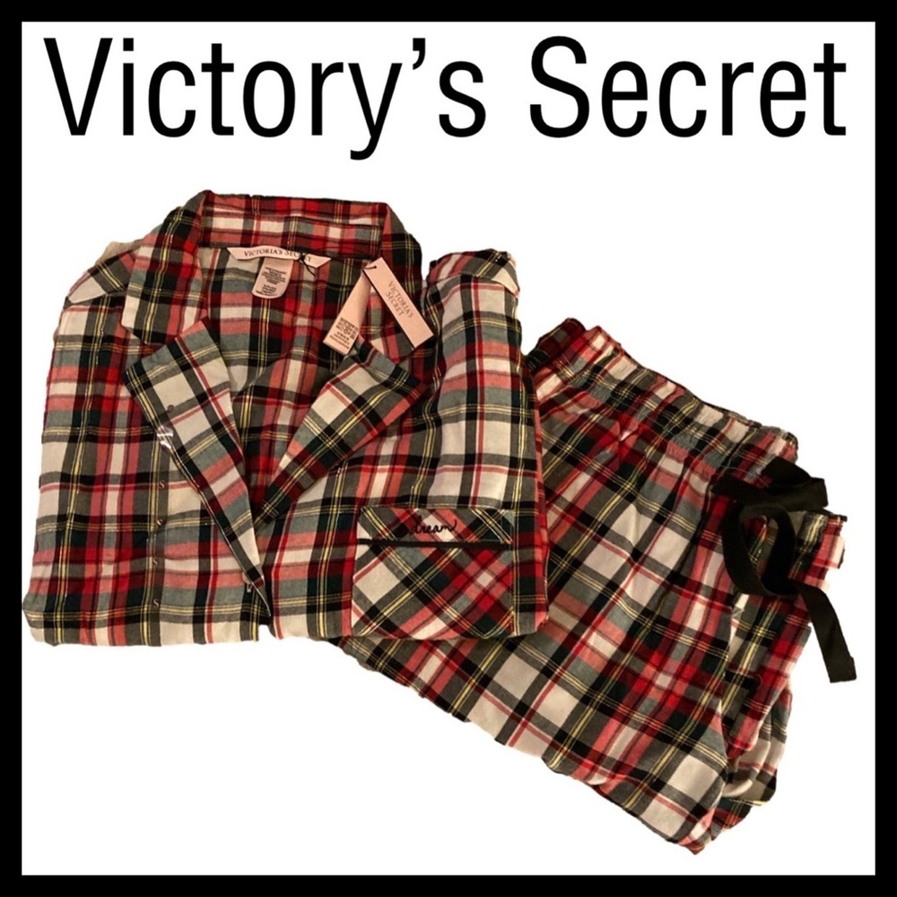 ✨ VICTORIA’S SECRET Plaid Pajama Set ✨